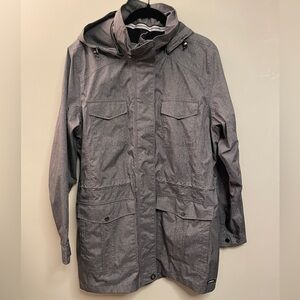 Lands' End lightweight squall Charcoal Jacket Size XL